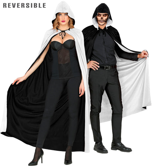 mantello bianco nero