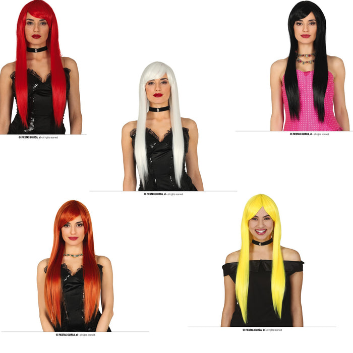 PARRUCCA CON CAPELLI LISCI LUNGHI