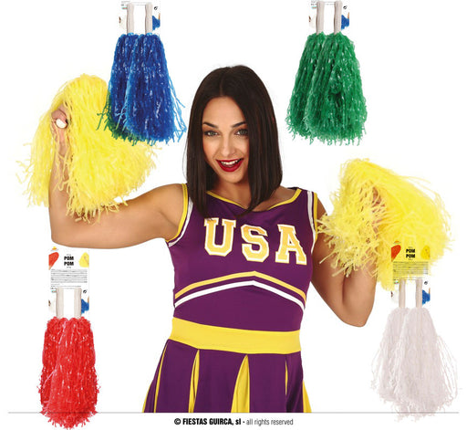 pon pon multicolor 5 colori differenti per cheerleader