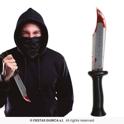 pugnale con lama sanguinante