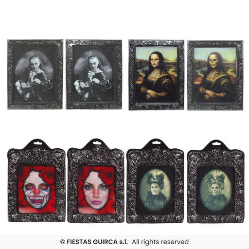 quadro con personaggio spaventoso