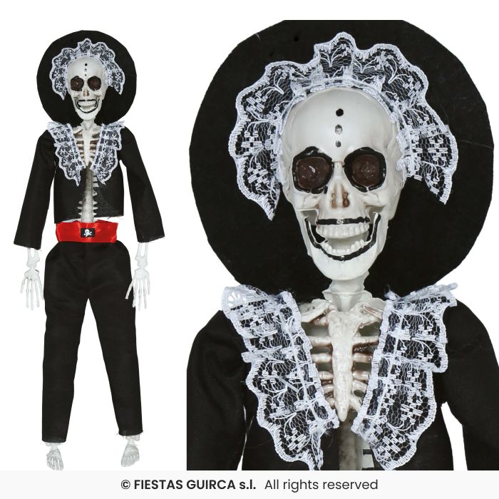 SCHELETRO DIA DE LOS MUERTOS APPENDIBILE 40 CM
