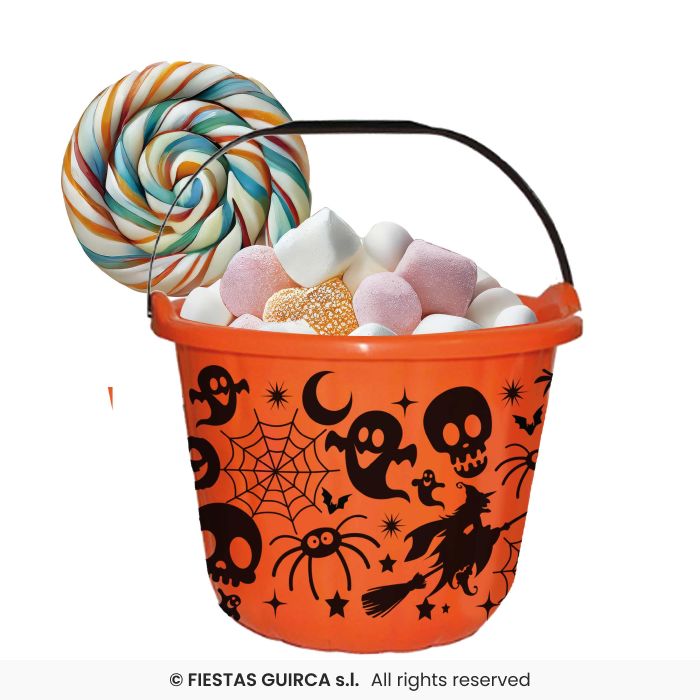 CESTINO PORTADOLCI CON ZUCCHE DI HALLOWEEN