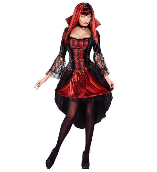 costume vampiressa in pizzo nero