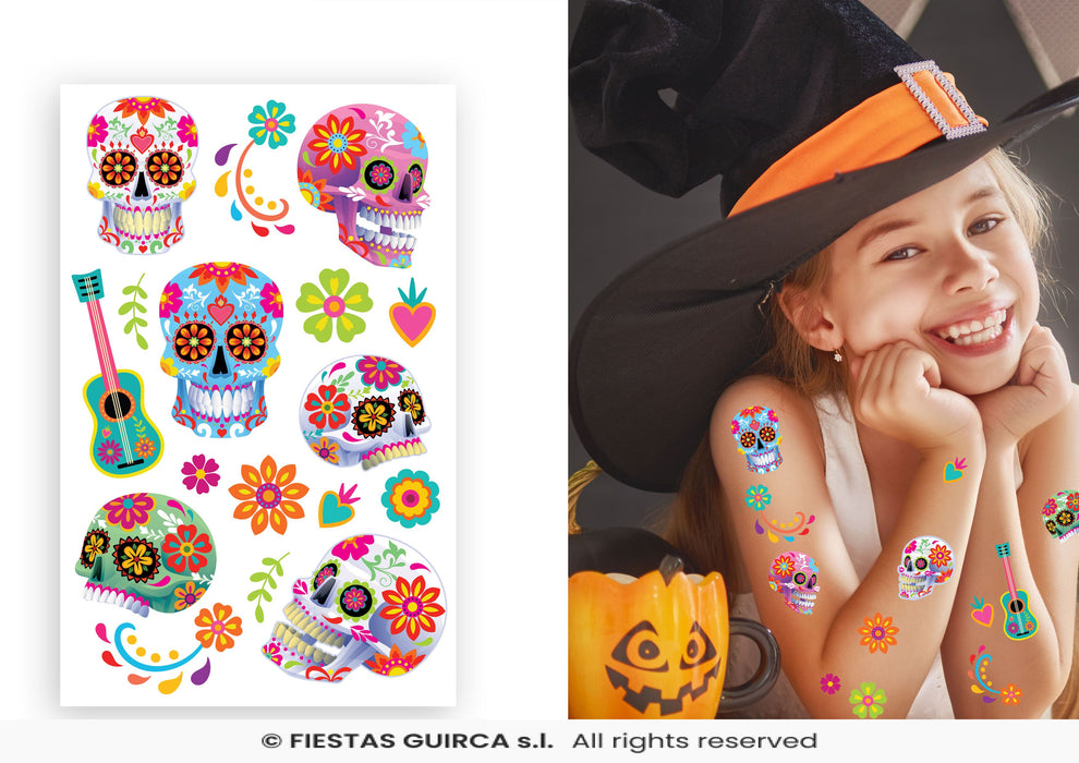 TEMPORARY TATTOO DI HALLOWEEN PER BAMBINI