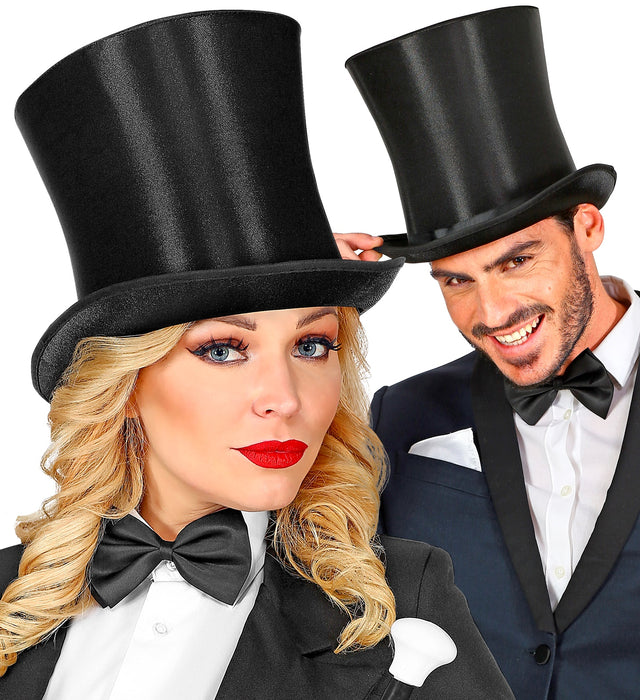 TUBA A CAMPANA IN RASO NERO