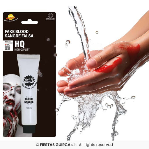 sangue lavabile per effetto ferita