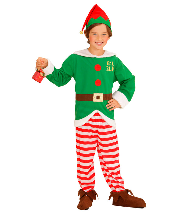COSTUME ELFO BAMBINO AIUTANTE DI BABBO NATALE