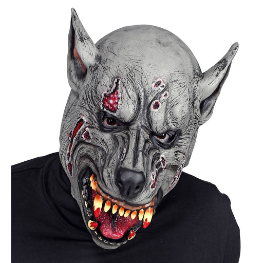 Maschera da lupo mannaro grigia Maschera da lupo mannaro grigia