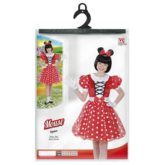 COSTUME TOPINA IN TULLE A POIS 5-7 ANNI
