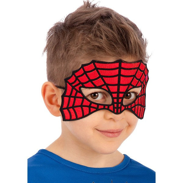 Maschera Spiderman in tessuto rifrangente —