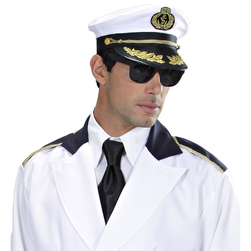 Uomo Marinaio Vestito Completo Cappello Navy Costume Ufficiale Marino - Foto 4