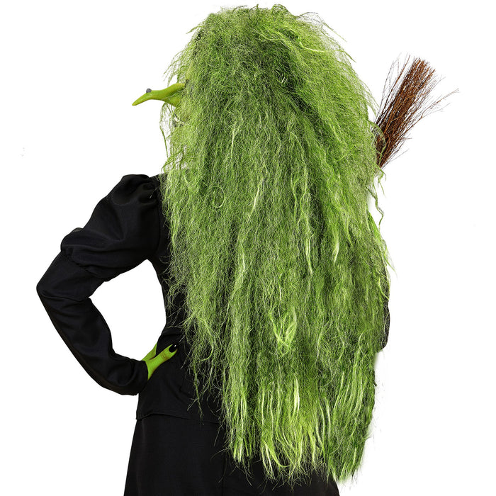PARRUCCA STREGA VERDE LUNGA