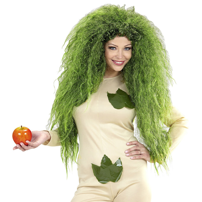 PARRUCCA STREGA VERDE LUNGA
