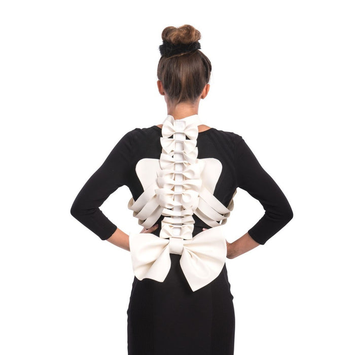 BUSTO SCHELETRO IN ECOPELLE