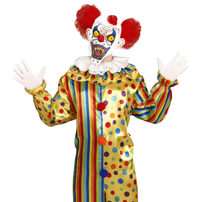 MASCHERA KILLER CLOWN CON MINI CILINDRO