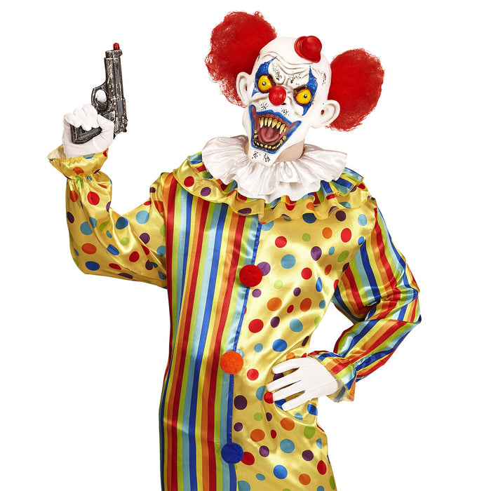 MASCHERA KILLER CLOWN CON MINI CILINDRO