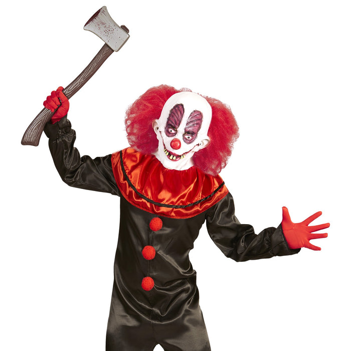 MASCHERA GOOFY CLOWN CON CAPELLI E COLLO