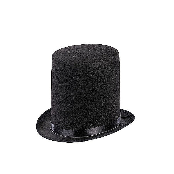 TUBA NERA IN FELTRO BANDA RASETTO LUCIDO