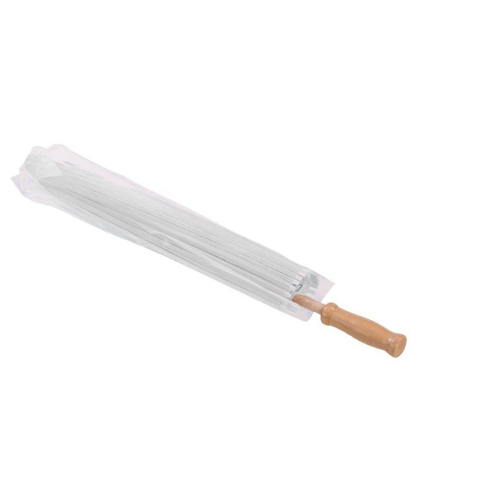 OMBRELLINO DI CARTA CINESE BIANCO