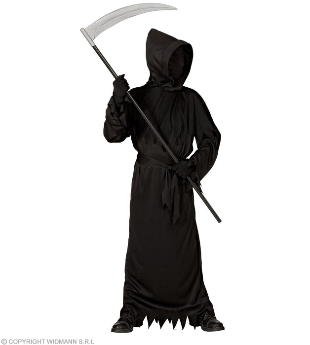 COSTUME BOIA GRIM REAPER NERO PER RAGAZZI