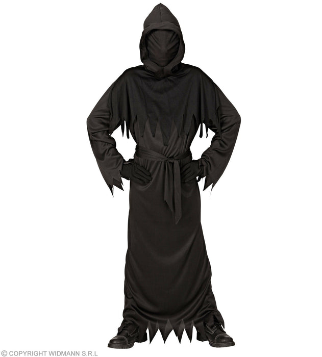 COSTUME BOIA GRIM REAPER NERO PER RAGAZZI