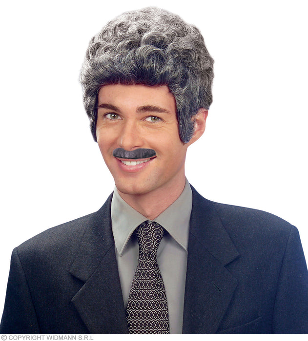 FINTO BAFFO GRIGIO ADESIVO