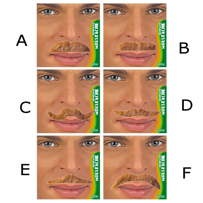 FINTO BAFFO BIONDO ADESIVO