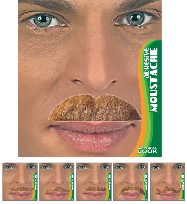 FINTO BAFFO BIONDO ADESIVO