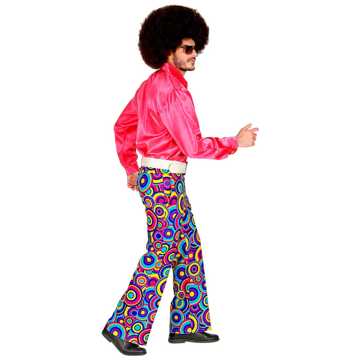 PANTALONE UOMO ANNI 70 BLU