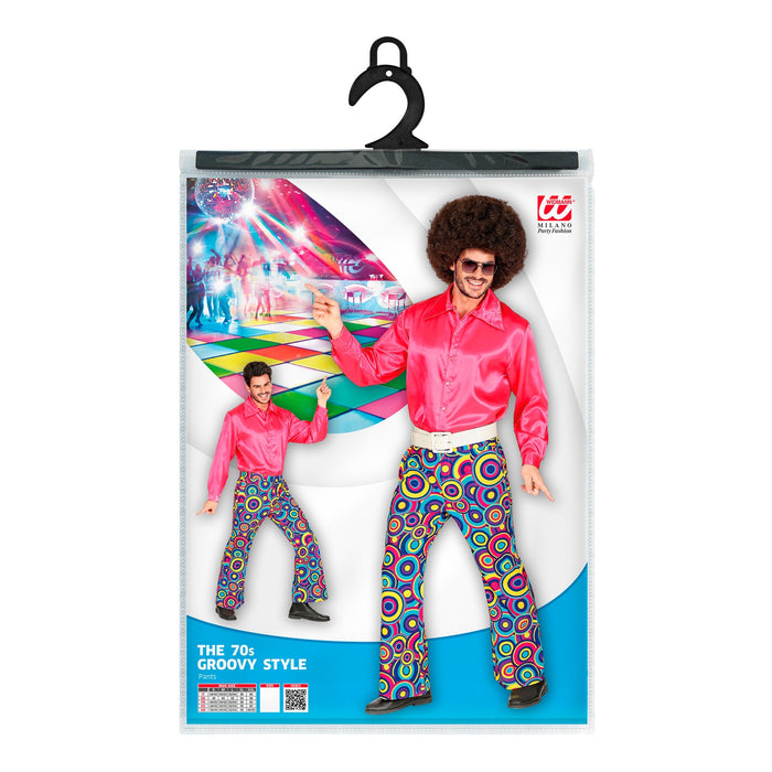 PANTALONE UOMO ANNI 70 BLU