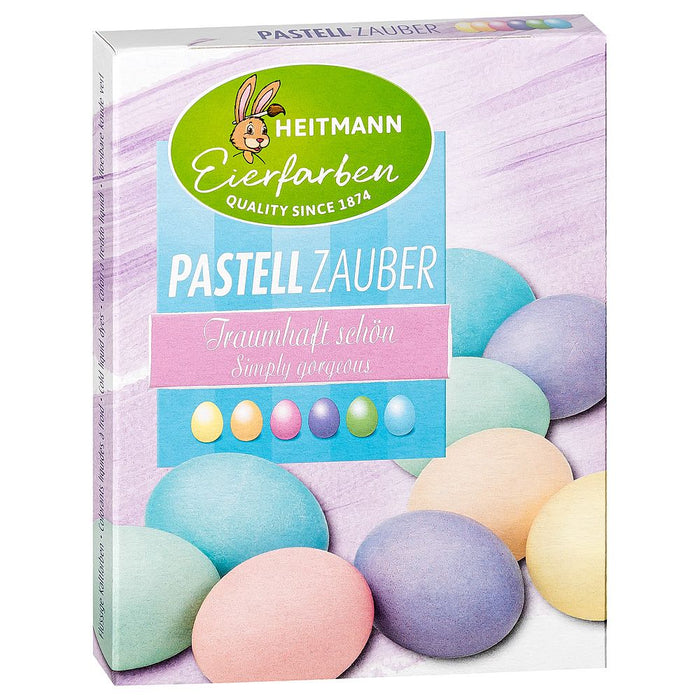 6 COLORI PASTELLO PER UOVA PASQUALI