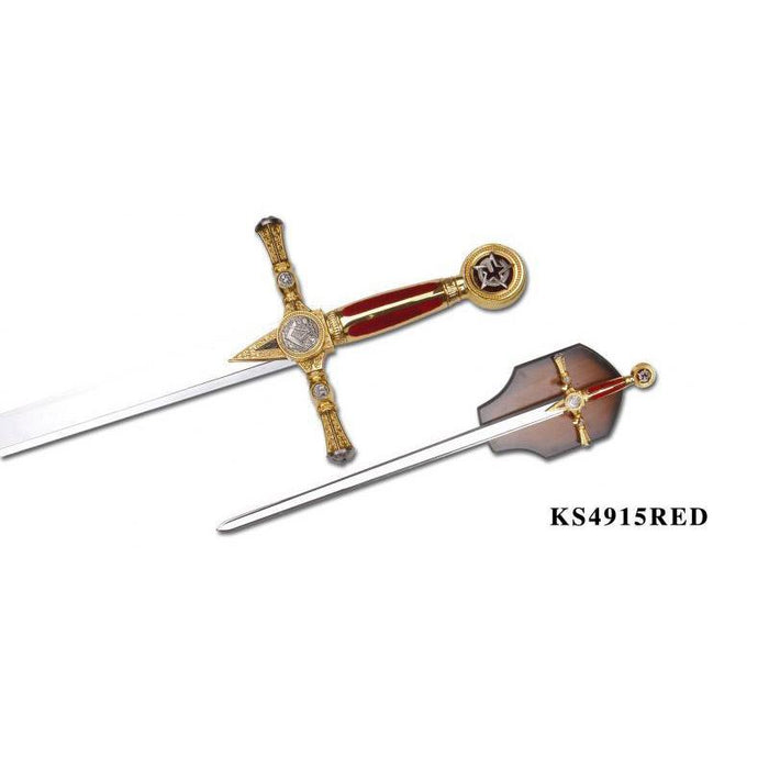 SPADA MASSONICA ROSSA CM 115