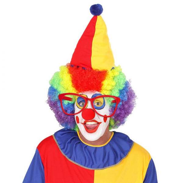 OCCHIALI CLOWN GIGANTI ROSSI