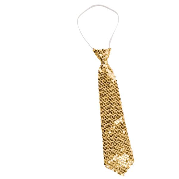 CRAVATTA IN RASO E PAILLETTES NERE CRAVATTA IN RASO E PAILLETTES NERE