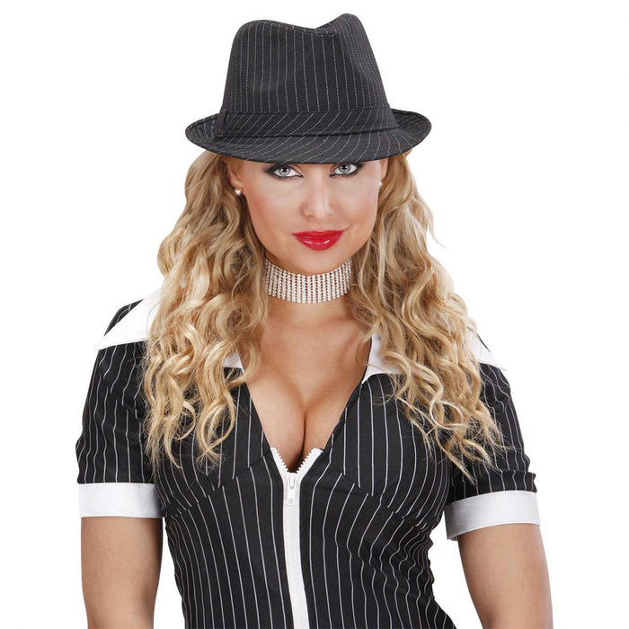 CAPPELLO GANGSTER GESSATO