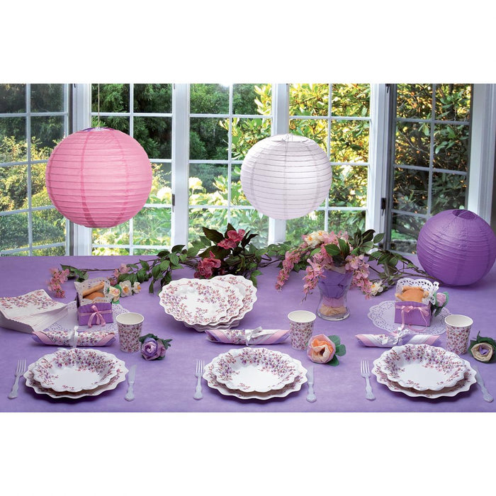 LANTERNA CINESE ROSA CM 25