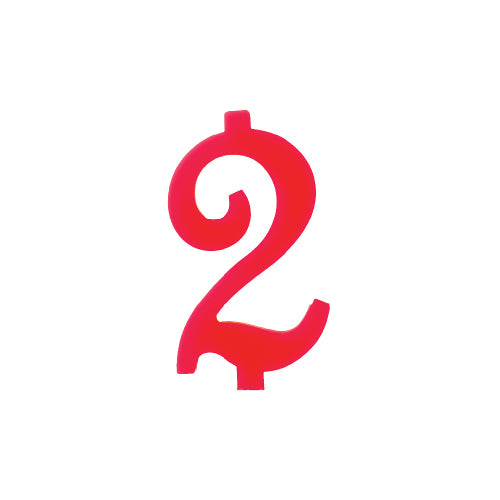 CANDELA NUMERALE PER TORTE DI COMPLEANNO