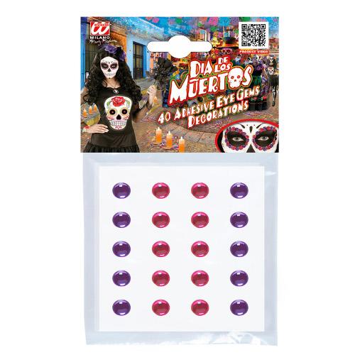 40 GEMME ADESIVE DIA DE LOS MUERTOS