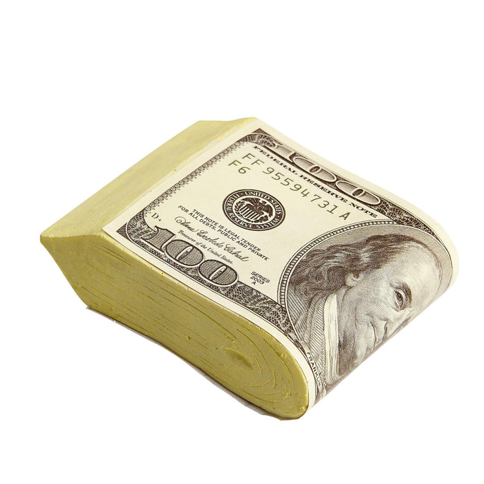 MAZZETTO DI DOLLARI FALSI IN PLASTICA
