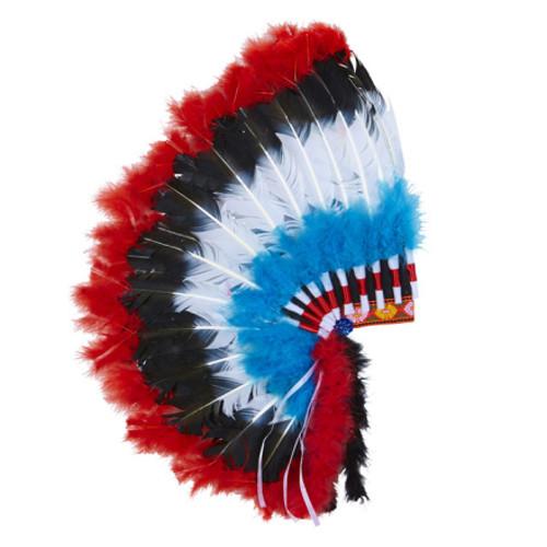 COPRICAPO INDIANO LUSSO CON MARABOU