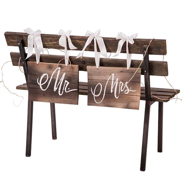 SEGNAPOSTO SPOSI MR. IN LEGNO 27X37