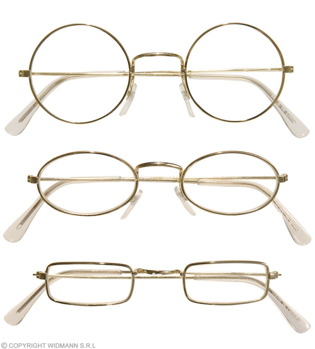 OCCHIALINI IN METALLO CON LENTI RIMOVIBILI