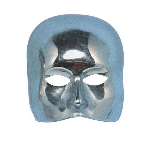 Maschera Mezzo Viso Medico Della Peste Argento E Nero In Pvc - Abiti E Maschere - Foto 6