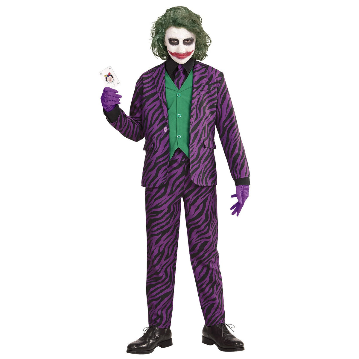 Viola Vestito Di Joker Clown Costume Costume Joker Ragazzo