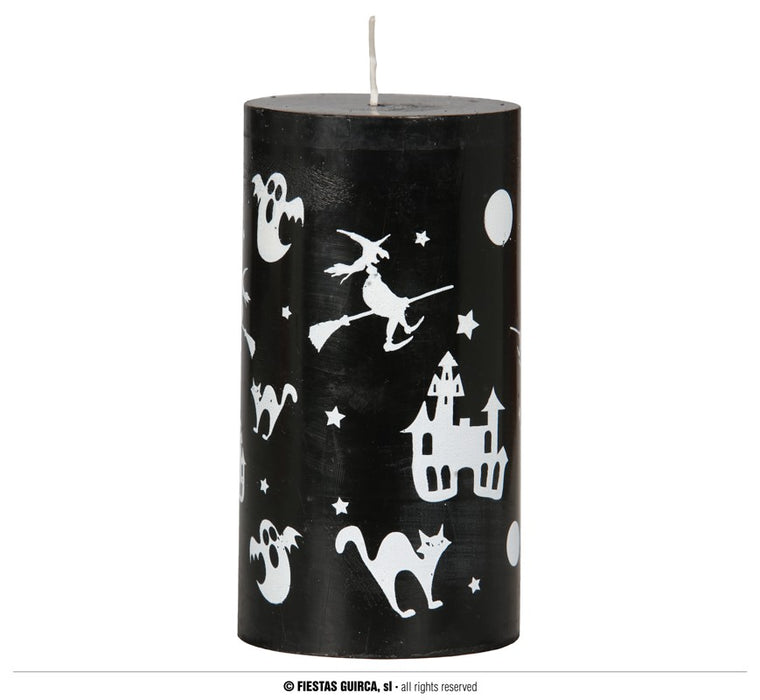 CANDELA HALLOWEEN NERA CM 13 X 7