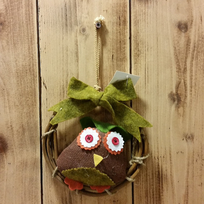 DECORAZIONE GUFETTO IN TESSUTO