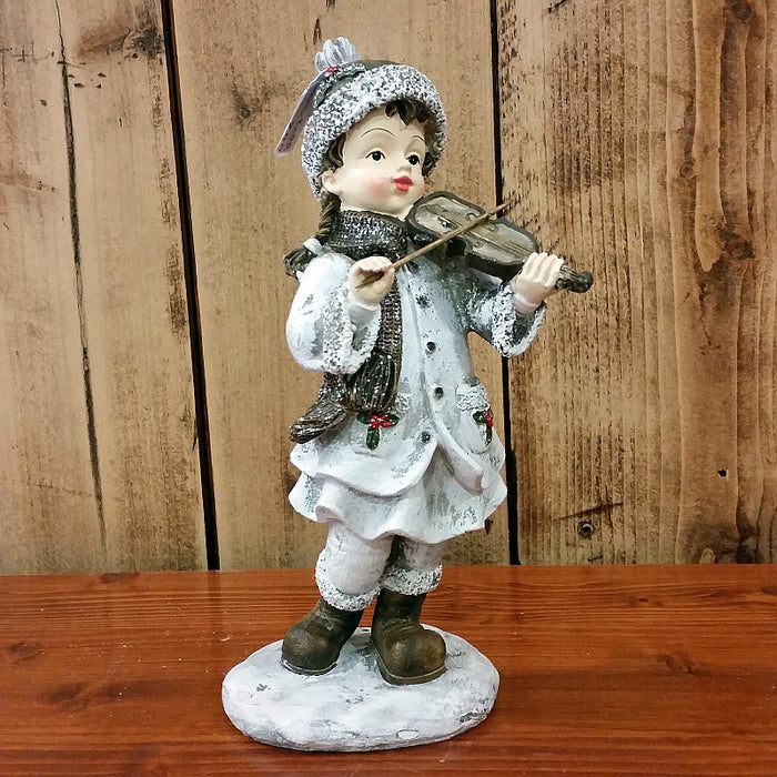 RAGAZZINO MUSICANTE IN PIEDI GRANDE