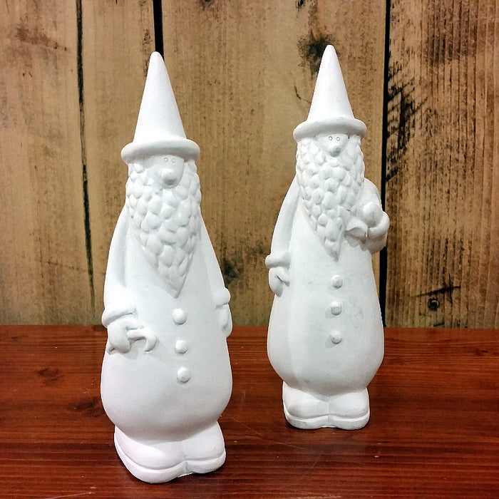 BABBO NATALE BIANCO Cm 16