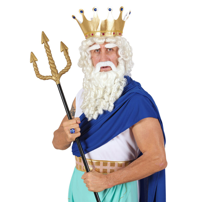 TRIDENTE DORATO POSEIDONE SMONTABILE